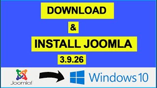 How to Install Joomla 414 on Windows 10 in 2023  Step By Step in Detail  Updated [upl. by Melicent655]