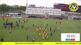 RIESTRA VS ALMIRANTE BROWN [upl. by Eesdnil]