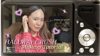 HALLWAY CRUSH 🎧🎀🫧  Makeup tutorial Philippines ENG [upl. by Laven]