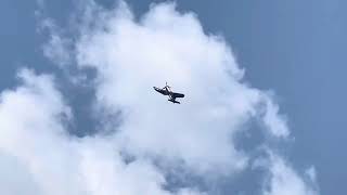 US Navy F4U Corsair Geneseo air show [upl. by Meredeth]