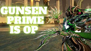 This Warframe Gunsen Prime Build is INSANE [upl. by Ennayllek7]