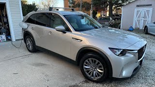 Mazda CX90 PHEV plugin hybrid OWNERS REVIEW A 42000 8 passenger AWD SUV that gets 50 mpg [upl. by Trillbee]