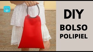 DIY Cómo HACER BOLSO de POLIPIEL FÁCIL  Moment DIYdiycosturafacil [upl. by Asille]