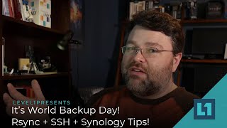 Its World Backup Day Rsync  SSH  Synology For Easy Secure Backup [upl. by Karmen]