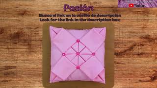 🌺🌻🌼Colección de Cojines DrapeadosCapitone Tema Geometría 🌺🌻🌼Smocking CushionManipulating Fabric [upl. by Gibe570]