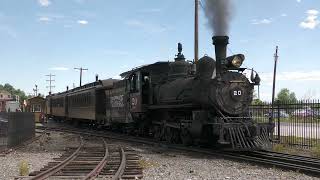 Colorado Railroad Museum  National Narrow Gauge Convention Day 4K60 [upl. by Nosreh241]