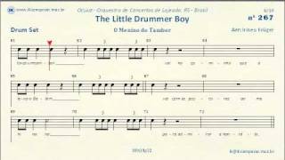 267  The Little Drummer Boy  Drum Set [upl. by Eicul]