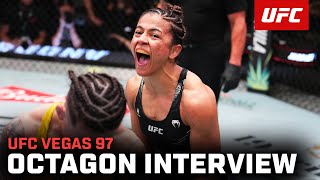 Natalia Silva Octagon Interview  UFC Vegas 97 [upl. by Aleyam97]