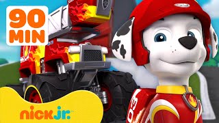 PAW Patrol Rescue Wheels Adventures 2 w Marshall 🚗 90 Minutes  Nick Jr [upl. by Adyl]