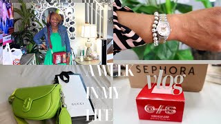 VLOG  WALMART HAIRCARE amp SKIN CARE HAUL  GROCERIES  NEW MARC JACOBS BAG amp GUCCI WATCH  SEPHORA [upl. by Nallij]