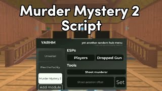 Murder Mystery 2 Script  Yarhm hub [upl. by Groome46]