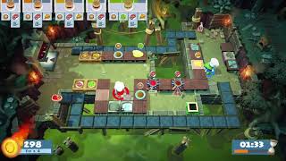 Overcooked 2 Level 43 2 Players 3 Stars [upl. by Daugherty]