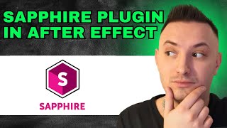 How To Add Sapphire Plugin In After Effects 2024  FULL GUIDE [upl. by Gnilhsa]