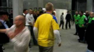 Brøndby hooligans riot [upl. by Natanoj125]