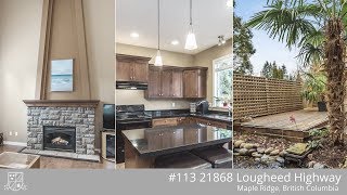 113 21868 Lougheed Highway Maple Ridge BC [upl. by Naicul]