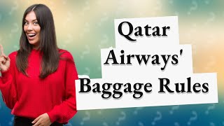 How strict is Qatar Airways with cabin baggage [upl. by Ainalem987]