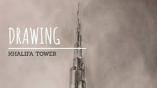 Drawing  Khalifa Tower [upl. by Idram]