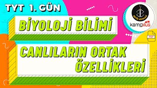 1 Biyoloji Bilimi ve Canlıların Ortak Özellikleri  9 Sınıf  2023 TYT Biyoloji Kampı 1 Gün [upl. by Nogas]