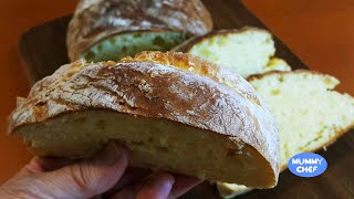 Easy yogurt bread recipe Minute bread to make large slices [upl. by Annagroeg]