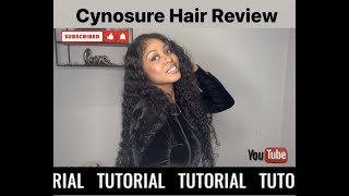 Cynosure Deep Wave hair Review Weave Closure with bundles [upl. by Ezarras319]