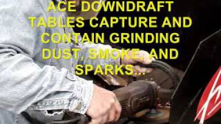 DOWNDRAFT TABLE Ace Grinding Downdraft Tables [upl. by Aidroc336]