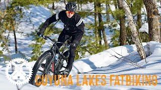 Cuyuna Country State Recreation Area  Winter MTB FATBIKE Adventure  Cuyuna Lakes Minnesota [upl. by Ragg956]