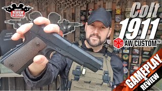 Colt 1911 CO2 Armorer Works Full Metal  Review amp Gameplay   Airsoft Review en Español [upl. by Nodyroc650]