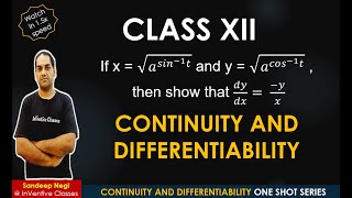 ONE SHOT DIFFERENTIATION CBSE CLASS 12 EXAMINATION IMPORTANT QUESTIONS  PYQs Mathematics [upl. by Linoel81]