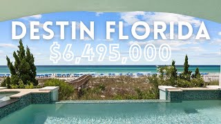 Beachfront House Tour in Destin  Destin Florida Real Estate [upl. by Vanhook24]