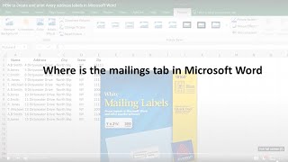 Where is the Mailings Tab in Microsoft Word Here is how to add it [upl. by Fallon635]