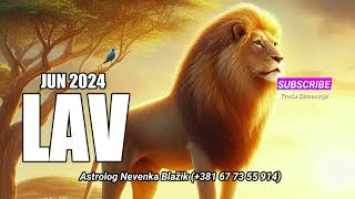 LAV  HOROSKOP ZA JUN 2024 lav horoskop [upl. by Glynias]