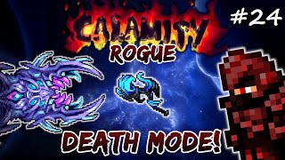 Devourer of Gods in DEATH MODE Terraria Calamity Lets Play 24  Rogue Class Playthrough 145 [upl. by Mogerly]