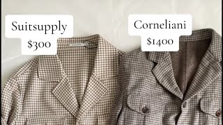 Suitsupply vs Corneliani review [upl. by Yelats563]