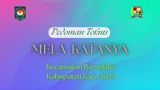 Pedoman Teknis MELA KATANYA  Inovasi Kecamatan Barusjahe [upl. by Tutt]