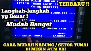 cara nabung di atm bri [upl. by Noid]