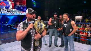 World Champion Bully Ray with the Aces and Eights  August 29 2013 [upl. by Stacie]