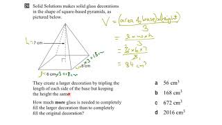 EQAO Grade 9 Applied Math 2017 Question 20 Solution [upl. by Mcnalley]