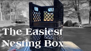 Milk Crate Nesting Box [upl. by Eirlav828]