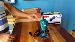 Tupia Laminadora Makita 3709 530w Análise e Teste [upl. by Murage]