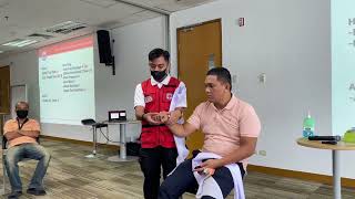 First Aid Training  Bandaging head toe prc redcross [upl. by Isa132]