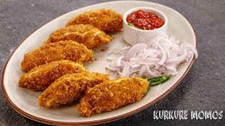 Kurkure Momos Recipe  Crunchy amp Juicy Soya Veg Momo  CookingShooking [upl. by Azirb]