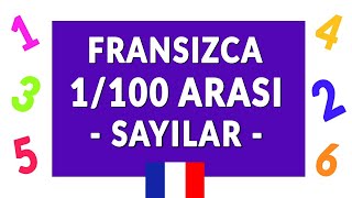 Fransızca Sayılar  1den 100e Kadar Ve Okunuşu [upl. by Nagirrek]