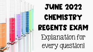 June 2022 Chemistry Regents Stream [upl. by Delphina960]