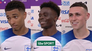 Bellingham Saka and Foden full of praise as England beat Senegal to reach QuarterFinal  ITV Sport [upl. by Gene]