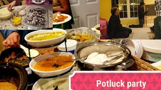 PARTY AT OUR HOME  POTLUCK priyameena manoharan [upl. by Dranoc]