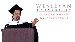 LinManuel Mirandas Commencement Address [upl. by Scrogan]