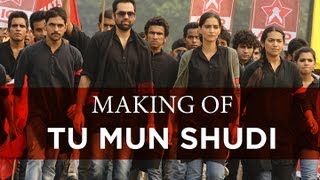 Raanjhanaa  Making of Tu Mun Shudi feat Dhanush Sonam Kapoor and Abhay Deol [upl. by Ehcram]