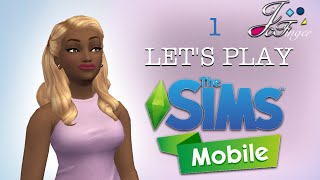 The Sims Mobile 👩🏻👩🏼👩🏽  LET’S PLAY  PART 1  FIRST LOOK 👀 [upl. by Mueller]