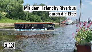 Hafencity Riverbus Mit dem Bus durch die Elbe [upl. by Nylzzaj]