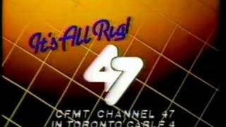 CFMT Toronto Channel 47 Cable 4 ID 1985 [upl. by Oremo936]